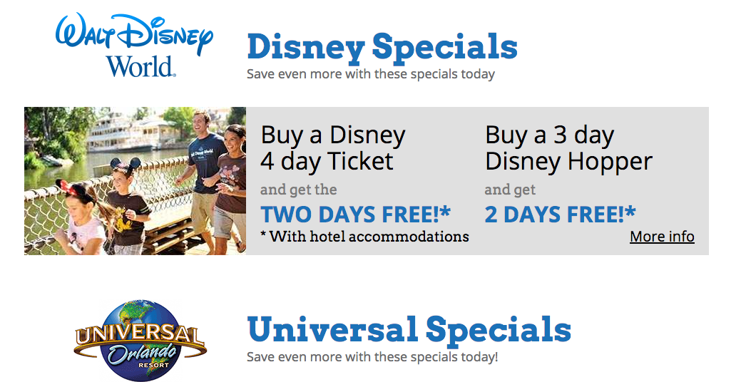 Disneyworld Vacation Package Deals